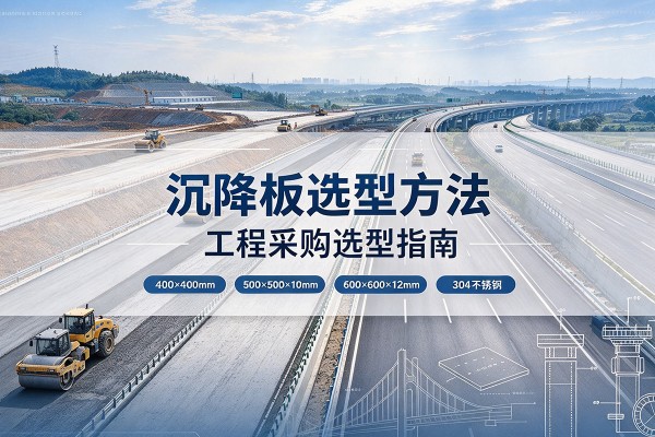 上思沉降板选择方法