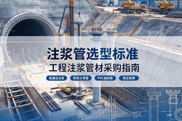 上思注浆管选型标准