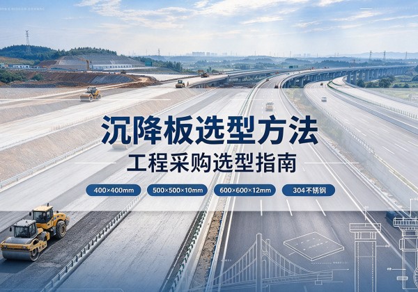 上思沉降板选择方法